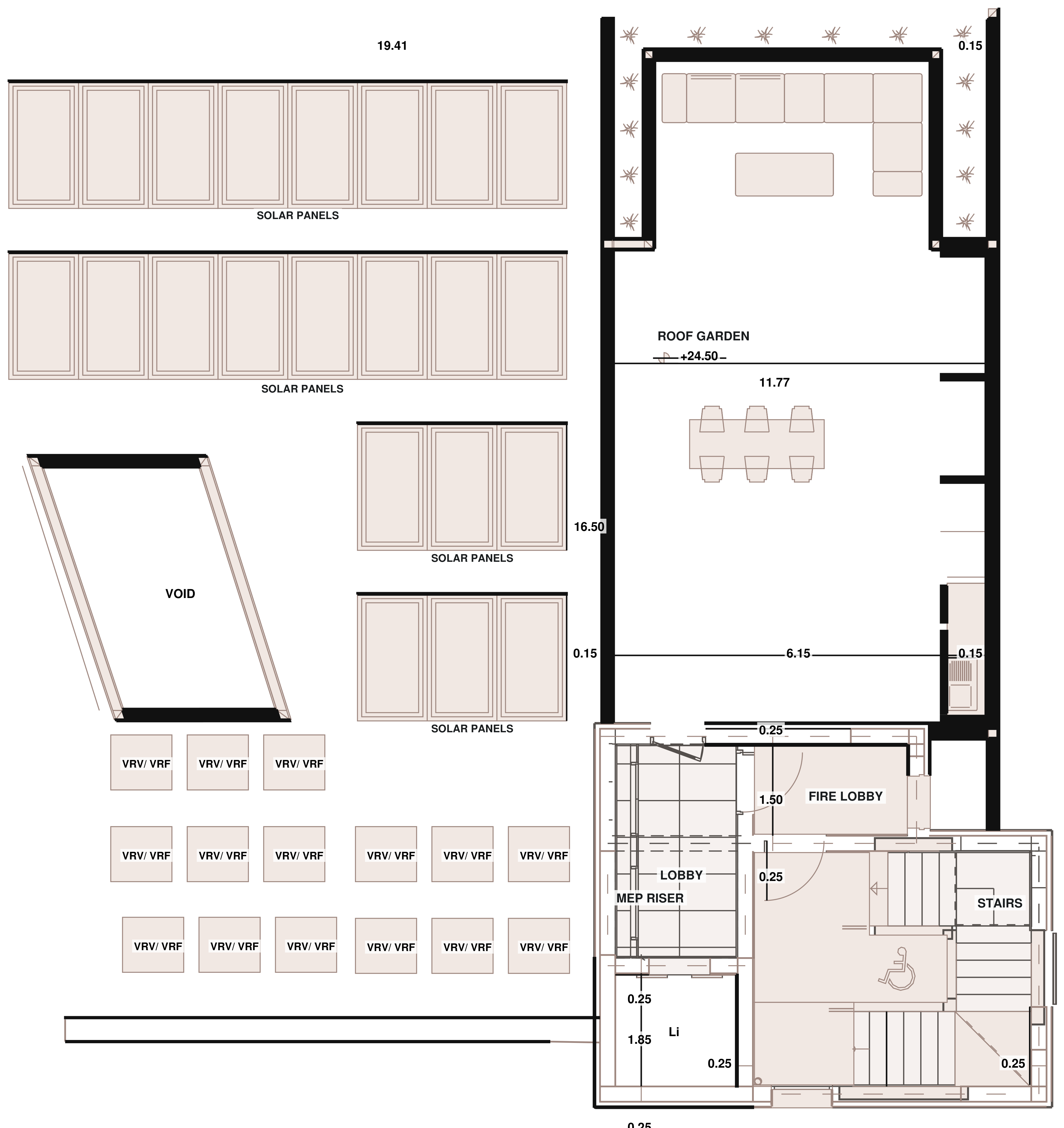 Планировка · Roof Garden · эксплуатируемая кровля