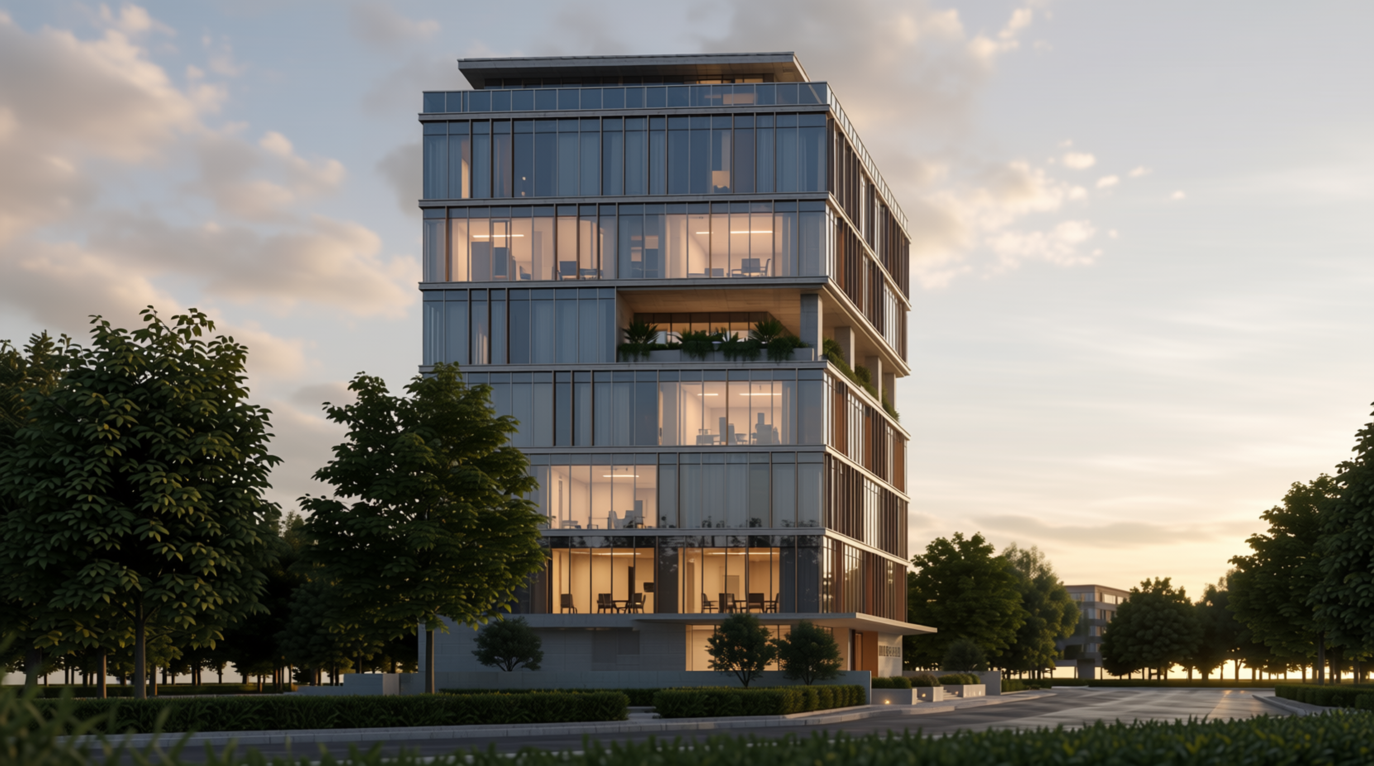 Визуализация Makariou Offices